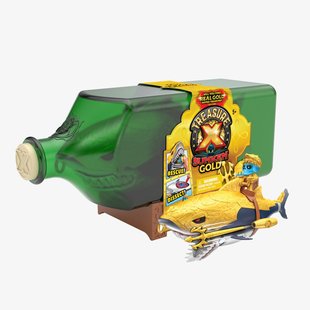 Treasure X鲨鱼漂流瓶海盗船实验室科学怪人玩具惊喜盲盒儿童玩具