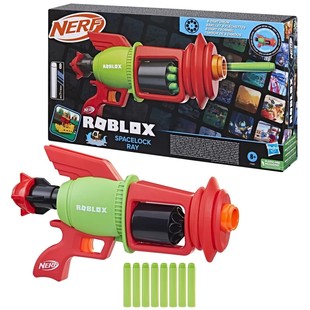 孩之宝NERF热火Roblox Ray精牛软弹发射器儿童玩具枪 Spacelock