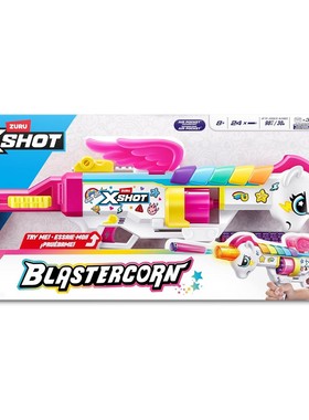 进口 XSHOT Big Rizz小马宝莉独角兽软弹发射器儿童玩具枪