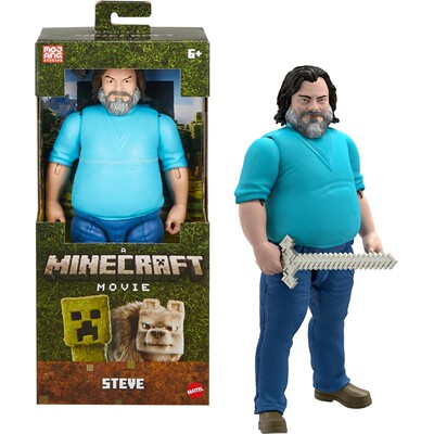 现货Mattel美泰我的世界Minecraft Sniffer史蒂夫苦力怕手办玩具