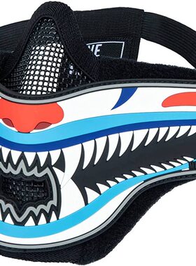 OneTigris 海外进口风暴老虎鲨鱼面具软弹发射器可折叠防护面罩