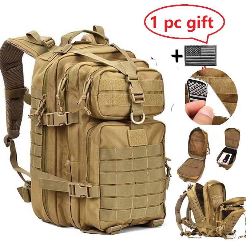 30L/50L 1000D Nylon Waterproof Backpack Outdoor Military Ruc 运动包/户外包/配件 双肩背包 原图主图