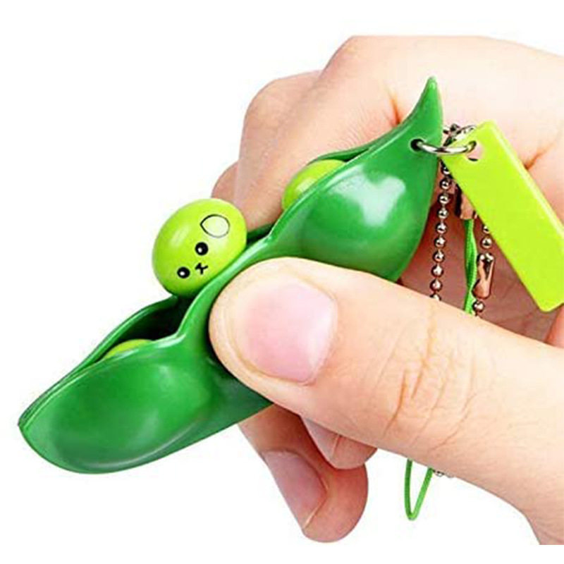pea popper 无限挤毛豆豌豆挤挤乐 减压发泄解闷小玩具吊饰挂件