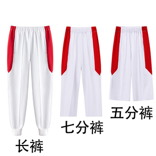 人大附中石景山 亦庄新城 锦夏学校校服裤子夏季五分七分短裤长裤