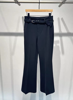 艾诺丝正品国内代购2026年春款高腰显瘦微喇西装休闲裤女BR311110