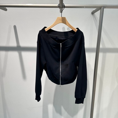 艾诺丝女装国内正品代购26春季新品一字肩双拉链外套BR551109-789