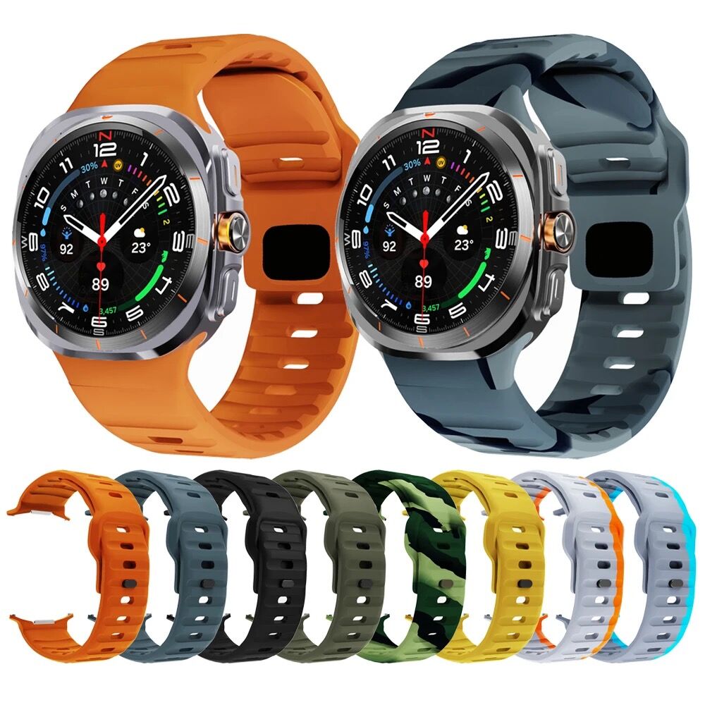 三星Ultra47波浪纹反扣硅胶表带