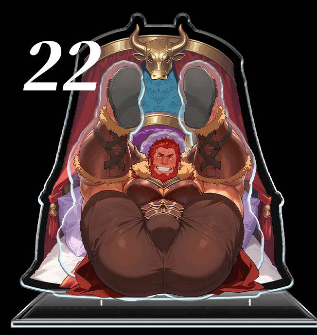 Conqueror King Series Acrylic Standee & Ergonomic 3D Mouse Pad Set - Product image 4