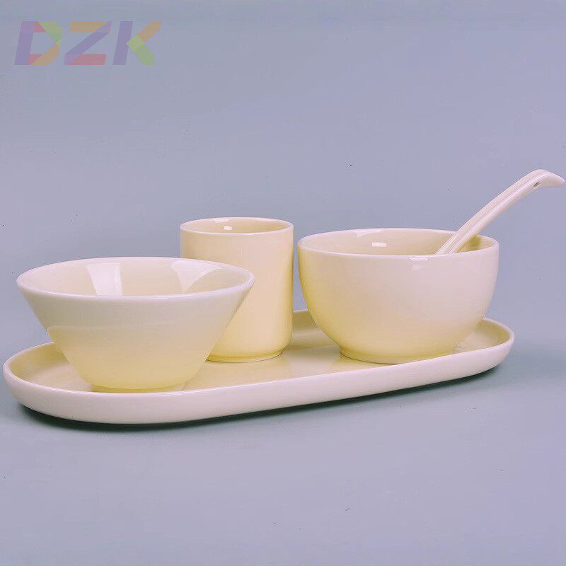 创意新款活动宝石碗礼品碗筷套装餐具小碗单人套餐具瓷碗泡面中m5