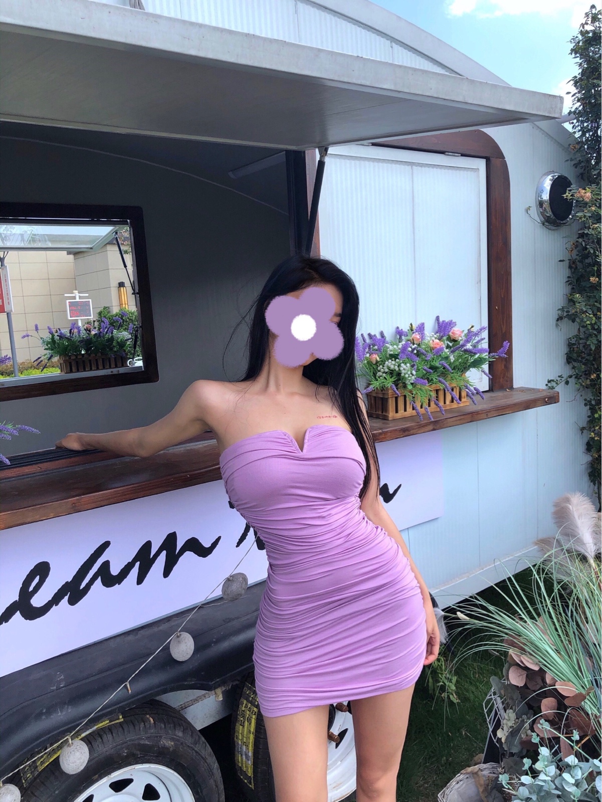 0性感一字肩显瘦裹胸领包连衣裙