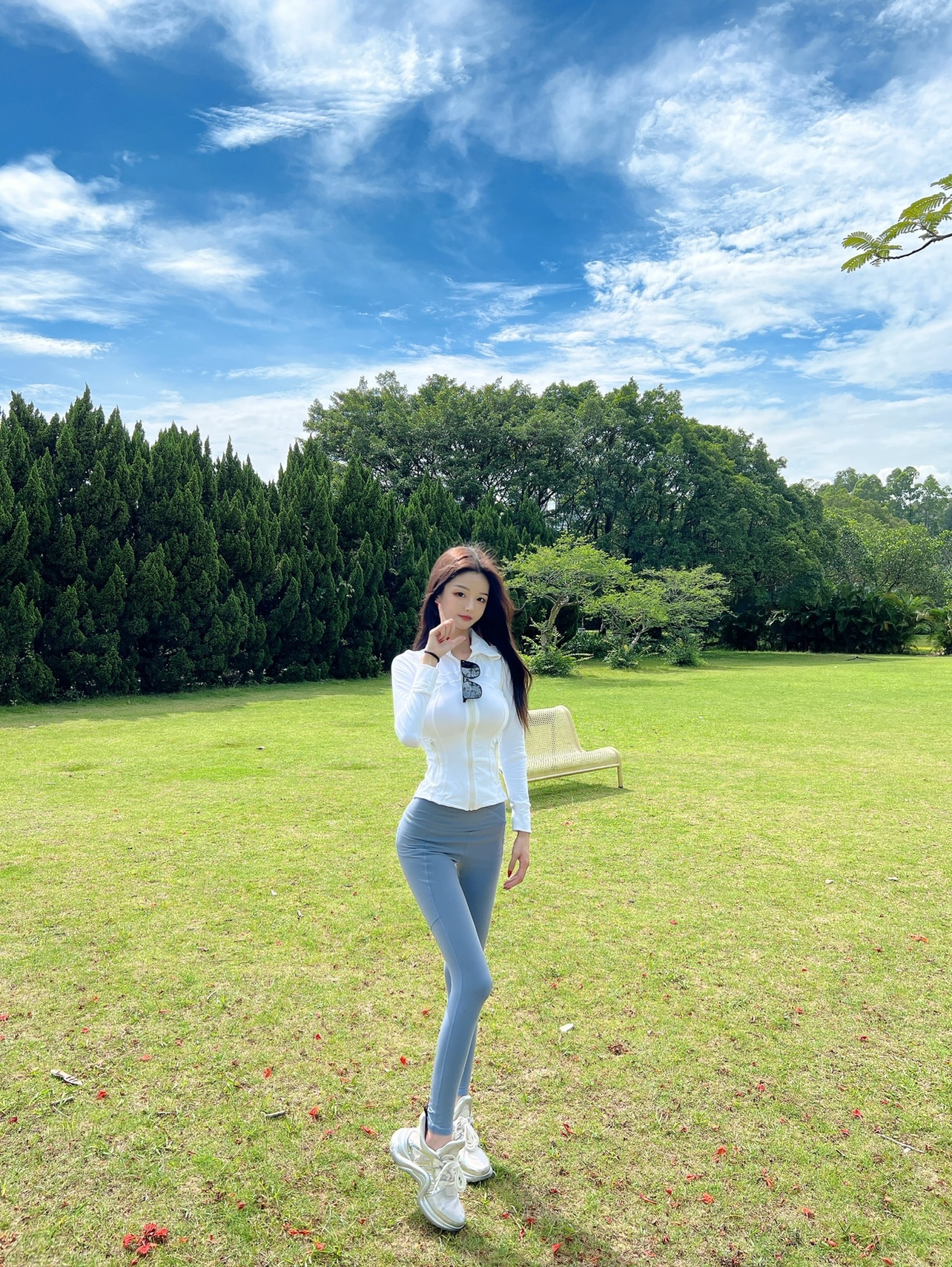 chu小初外套白色修身休闲开衫