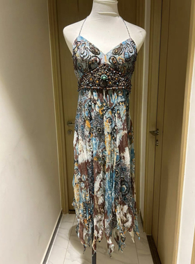 Sue w*经济上行时期真丝异域连衣裙