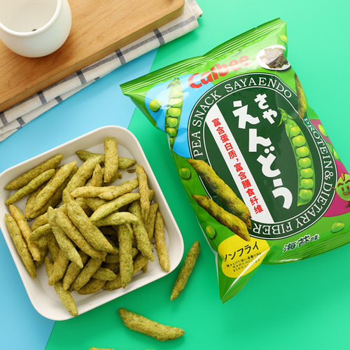 泰国进口calbee卡乐比豌豆脆海苔海薯片膨化香脆米果怀旧休闲食品