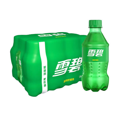 宝宝雪碧300ML*12瓶小瓶装mini装饮料可乐碳酸饮料一件冰镇推荐
