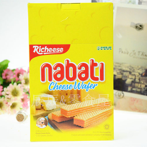 宝宝印尼进口饼干丽芝士nabati纳