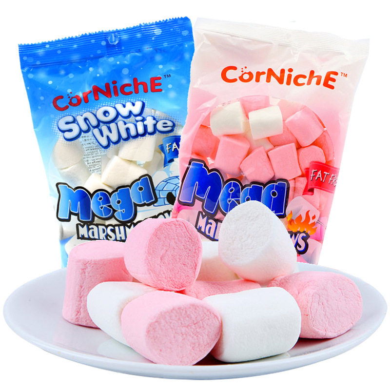 菲律宾原装进口可尼斯原味棉花糖软糖小朋友儿童零食糖果批发120g