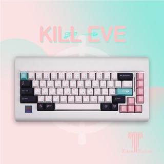 泰坦国度Kill Eve主题134键PBT原厂高度全五面热升华机械键盘键帽