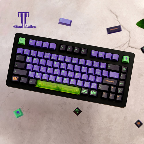 泰坦国度eva系列五面热升华键帽