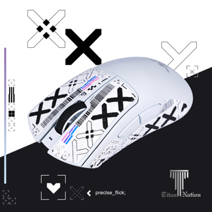 泰坦国度蜥蜴皮鼠标防滑贴适用于蝰蛇V3毒蝰v2巴蛇v3毒蝰汗贴