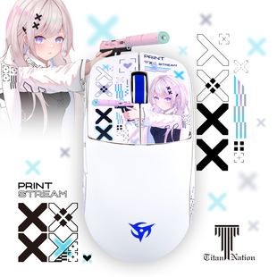 泰坦国度适用于Ninjusto v2泰坦皮鼠标防滑贴sorav2定制汗贴 sora