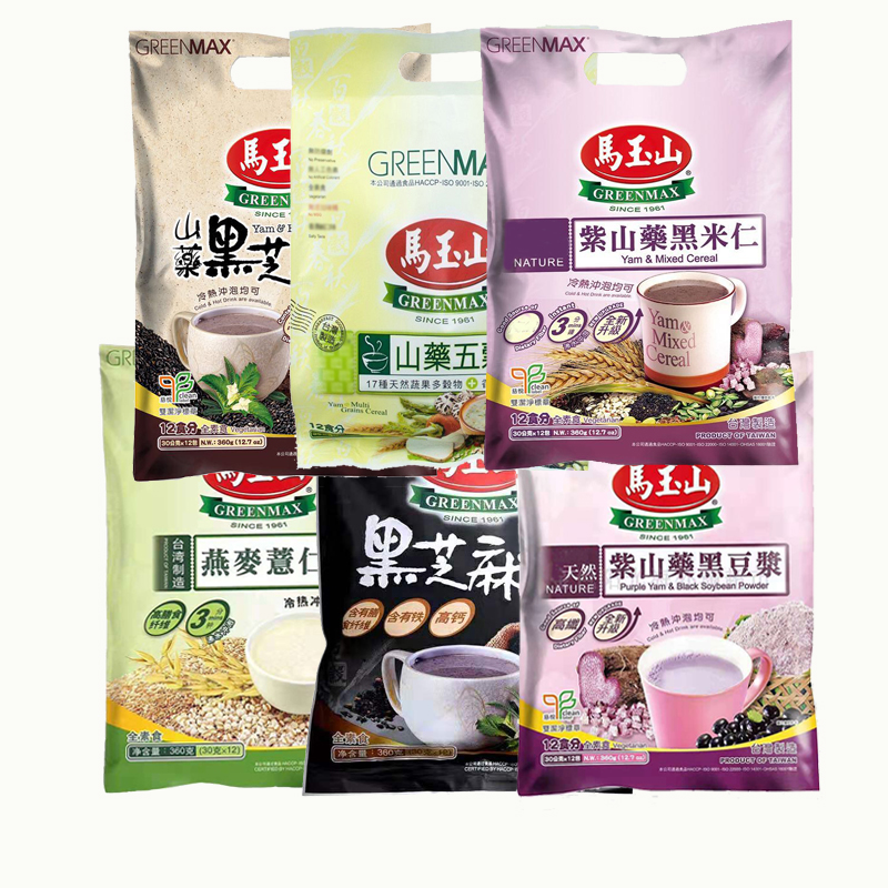 马玉山早餐糊12小包山药黑芝麻