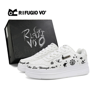 空军板鞋男韩版2026新款春季厚底增高休闲运动鞋男女同款复古潮鞋