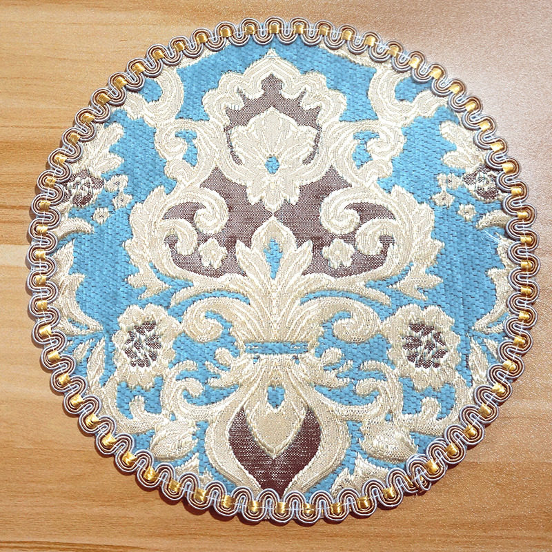 欧式餐桌垫子桌面垫隔热垫餐桌垫防烫茶几垫餐垫防滑椭圆形可定制,居家布艺,餐垫,淘宝优惠券,粉丝福利购,淘宝优惠卷