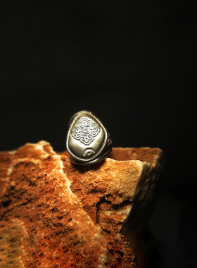 木卜设计感高级原创银定制指环