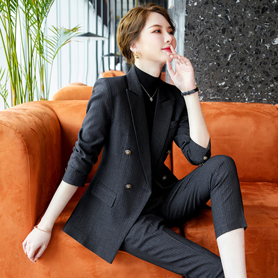 职业西装套装女秋冬大学生正装高