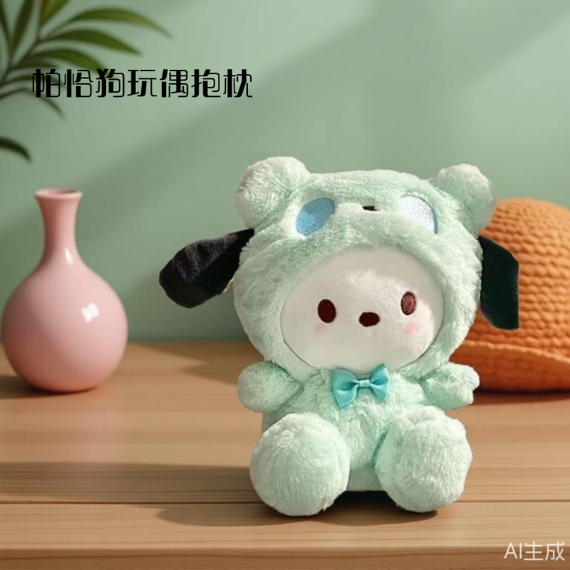 帕恰狗毛绒公仔，呆萌可爱