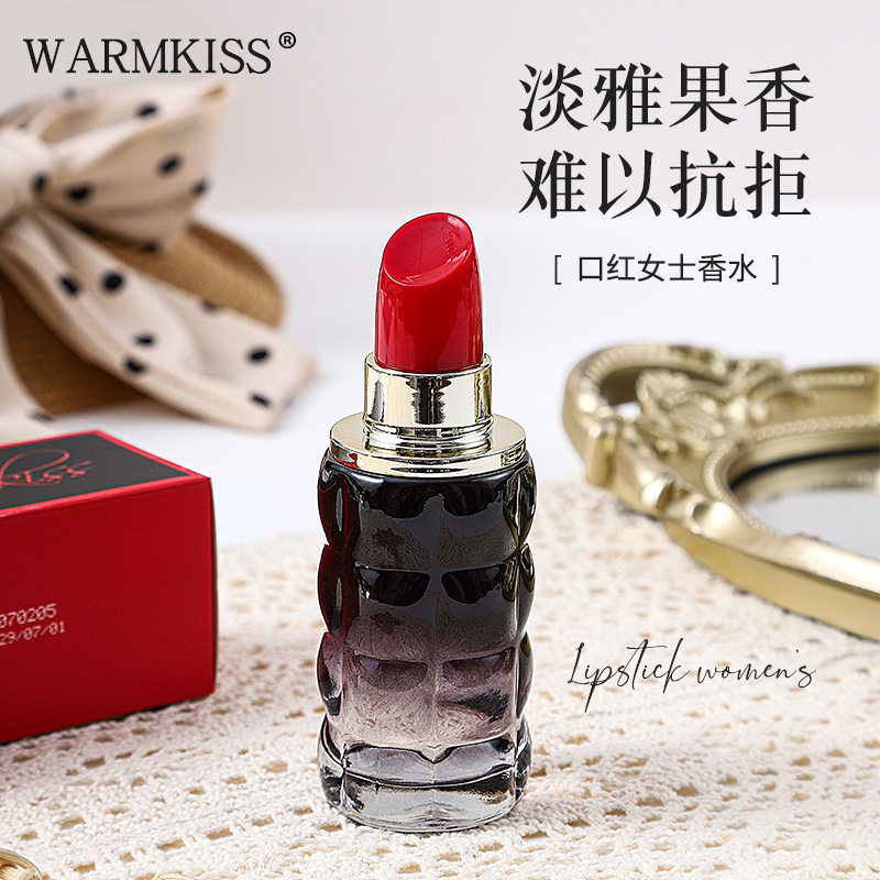 WARMKISS就是我女士香水清新持久留香口红香水花香调外贸跨境