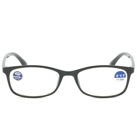 树脂镀膜1077男女老花眼镜防蓝光超轻TR90老光镜板材框