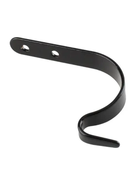 B381金属挂钩画型新中式71mm家装J铁艺花篮精茂配件衣钩黑色