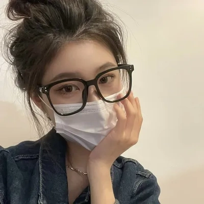 超轻女丹阳黑框大框男款眼镜架透明防蓝光眼镜时尚近视眼镜框镜框