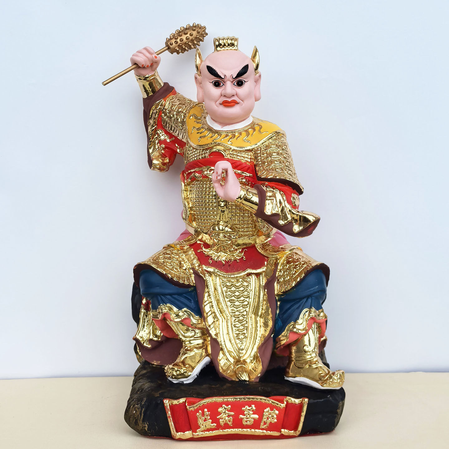 监斋神像佛像罗王菩萨大圣使者树脂寺庙家用供奉摆件彩绘佛像