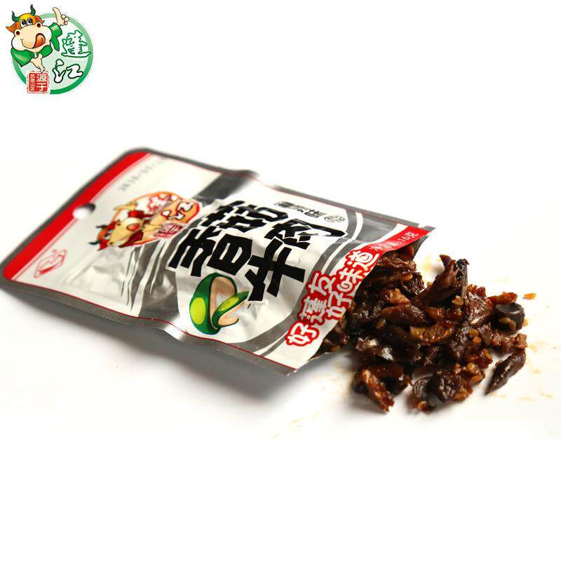 正宗重庆黔江名优特产新品热销休闲旅游聚会蓬江香菇牛肉白袋装