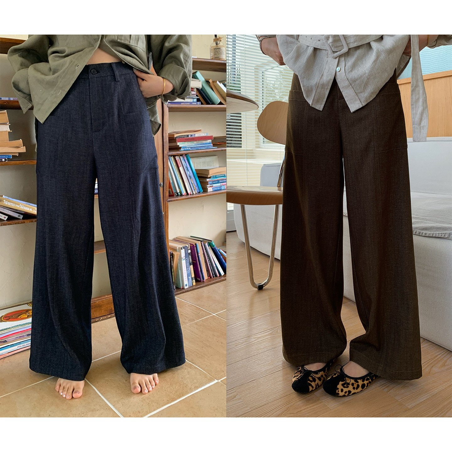 百搭气质通勤复古休闲西裤长裤