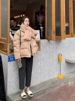 Foreign school herringbone tapered pants 13 best products small autumn and winter loose woolen pants high waist nine-point pants female