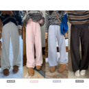 一三良品小个子 一条过冬 可束脚加厚加绒卫裤直筒休闲裤女保暖裤