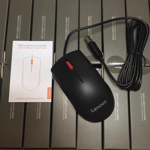 批发联想原装M120pro正品大红点USB有线鼠标电脑通用M120联想鼠标
