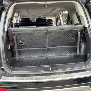 17-25款广汽传祺GS8后备箱垫7座后靠背保护垫皮革行李厢垫后仓垫