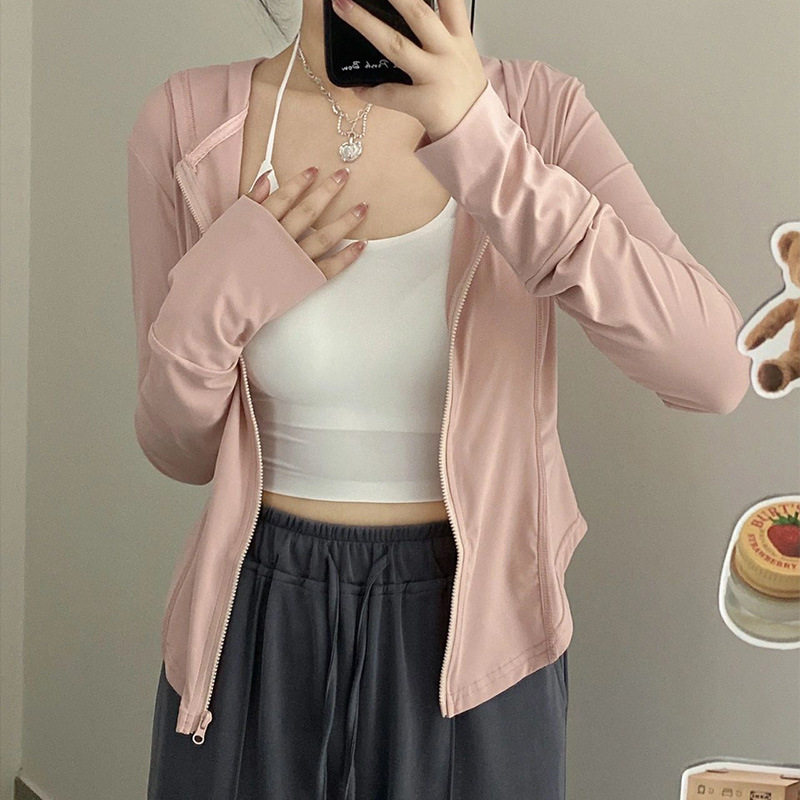 高端防晒衣女款夏季2024新款修身显瘦防紫外线防晒服开衫薄款外套