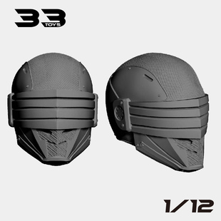 mezco散货vtoy素体专用6寸头雕1/12蛇眼战术白膜gijoe特种部队