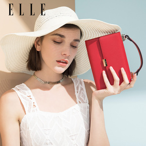 ELLE牛皮肩包斜挎小包