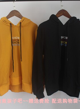 A2DC84311鸟牌女装2022冬季新款百搭连帽针织衫A2DC8431136