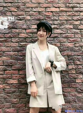 鸟一粒扣西装鸟牌女装A1BA9321083斯文西装2022秋季新装A1BA93210