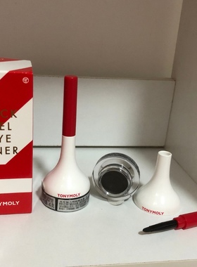 韩国tonymoly托尼魅力眼线膏胶液笔防水不晕染初学者黑色珠光色