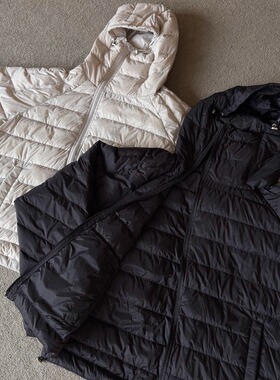 YewPout新国标90白鸭绒斜拉链轻薄连帽冬季保暖情侣排骨羽绒服