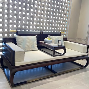 大立华锦尚罗汉床沙发家具黑檀实木茶几电视柜餐桌椅专柜正品代购