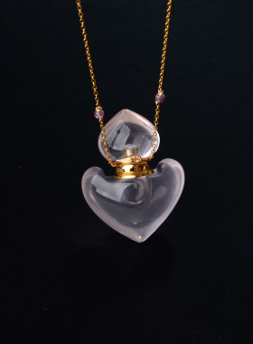 粉晶可加香水聚财爱情守护芙蓉石